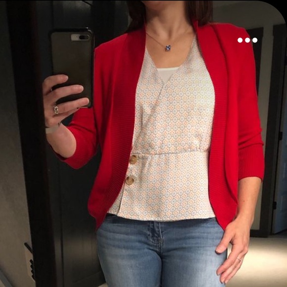 Japan- Faux Wrap, Blouse with Decorative Buttons - Picture 3 of 6